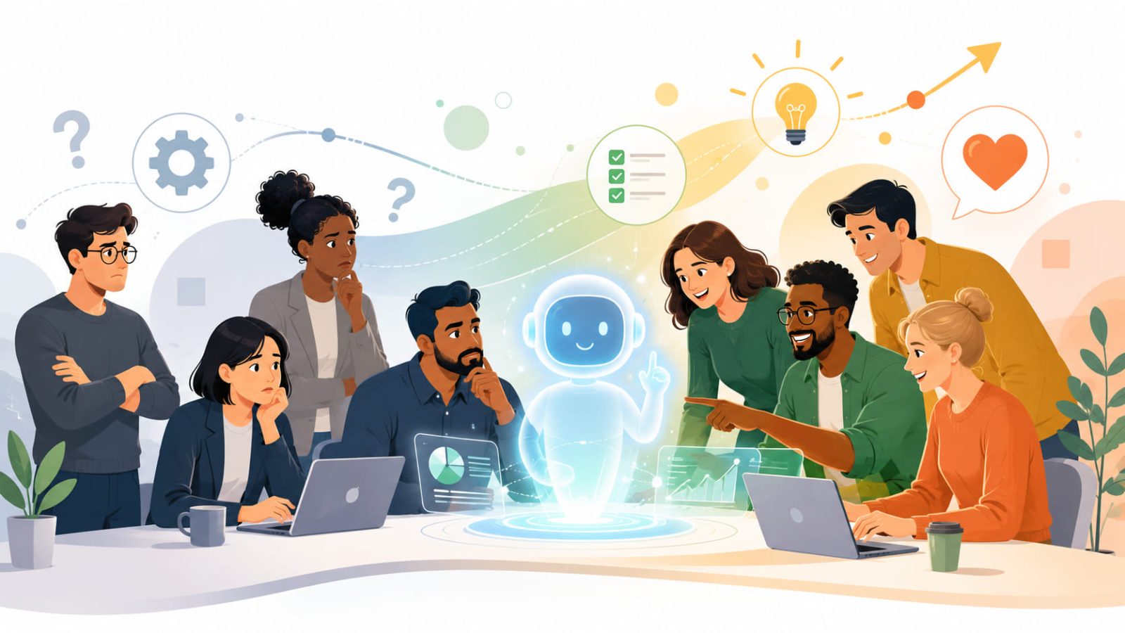 Conduite du changement : faire adopter l'IA par vos équipes