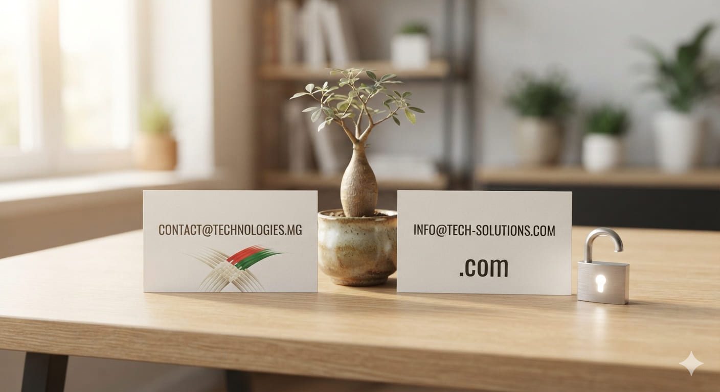 Nom de domaine .mg ou .com : comment choisir pour une entreprise malgache